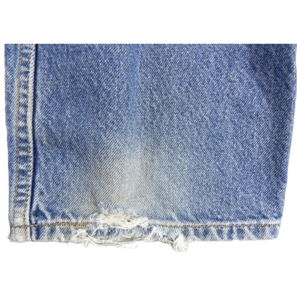 VTG Levis 505 Regular Fit Straight Leg Jeans Men 36x34 Medium Wash Denim Indigo